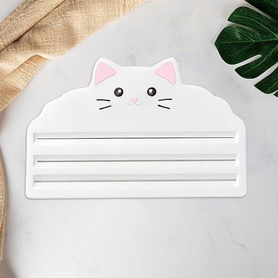 Выдавливатель для кошачьего корма 3 слота Скребок для палочек-лакомств для кошек Напечатанный на 3D-принтере Инструмент для кормления кошачьими снеками-полосками для пюре и жидких лакомств