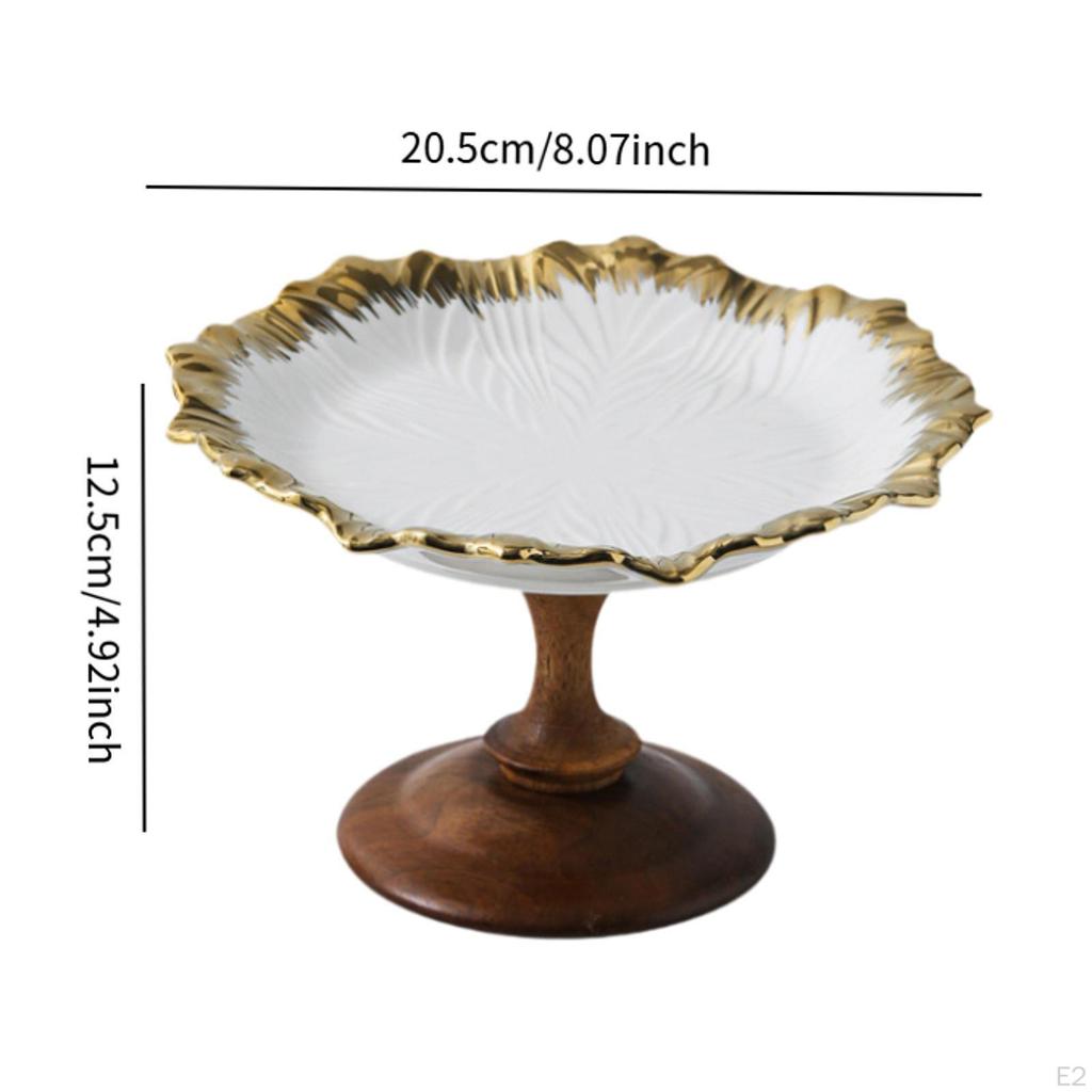 Подставка для торта, кекса, деревянное дно, круглая тарелка для закусок, конфет, держатель для десерта