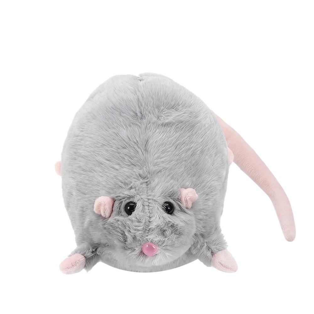 Plush Flower Branch Rat Doll Cartoon Animal Figure Cute Mouse Doll Kids Gift Birthday