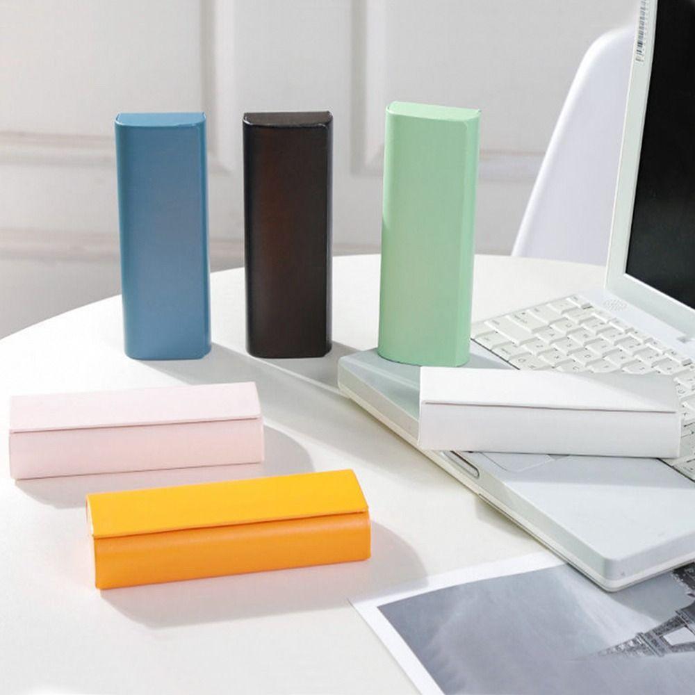 Складная коробка для очков, устойчивая к давлению защита для очков, портативные футляры для очков унисекс