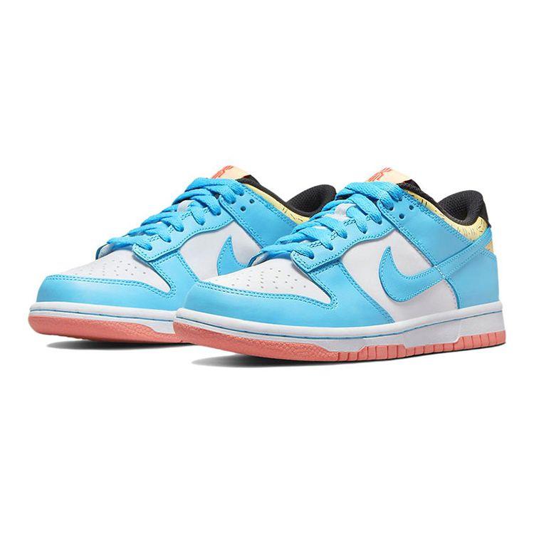 Kyrie Irving x Nike Dunk Low SE GS Baltic Blue Gum Детские кроссовки Белые DN4179-400