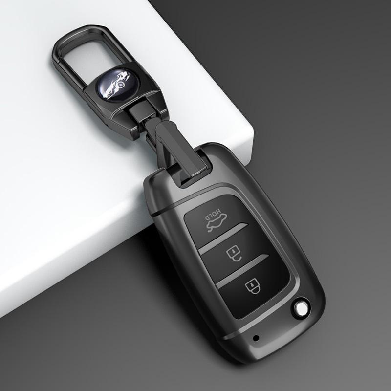 TPU Holder Shell for Hyundai Elantra Solaris Tucson I30 I35 I40 KONA Genesis Santa Fe Azera TPU Car Flip Key Case Cover