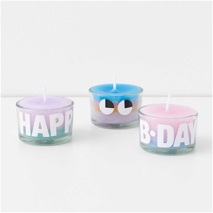 Bougeoir en verre étoile 10,8 cm