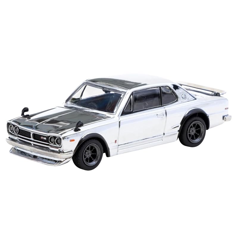 TARMACWORKS 1/64 Skyline HT 2000GT-R Silver Chrome Special Edition Готовый продукт T64G-043-SC