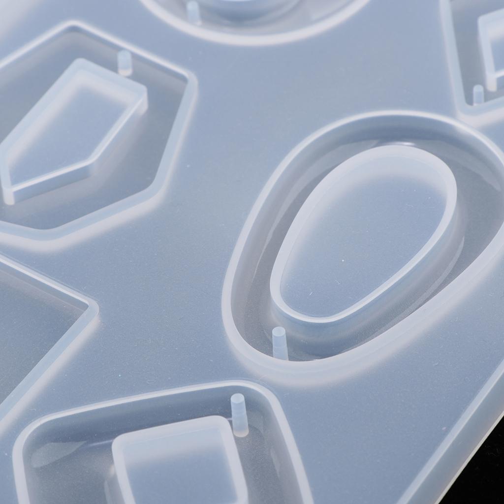 Силиконовые формы с геометрическими кристаллами, формы для изготовления ювелирных изделий, поделки своими руками 11,5x9,5 см