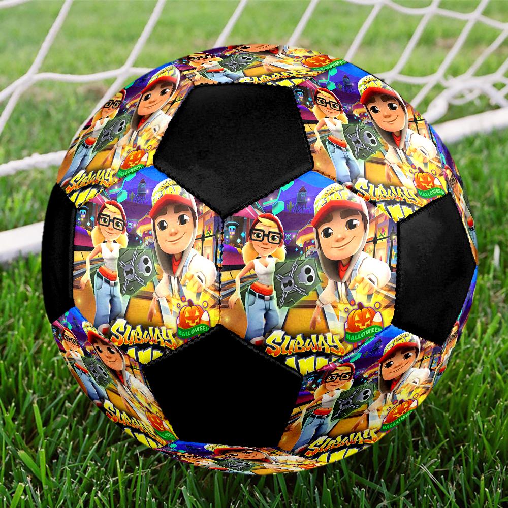 Subway Surfers Theme Size 5 Soccer Ball, Suitable for Both Indoor and Outdoor Matches, a Gift Suitable for Everyone.