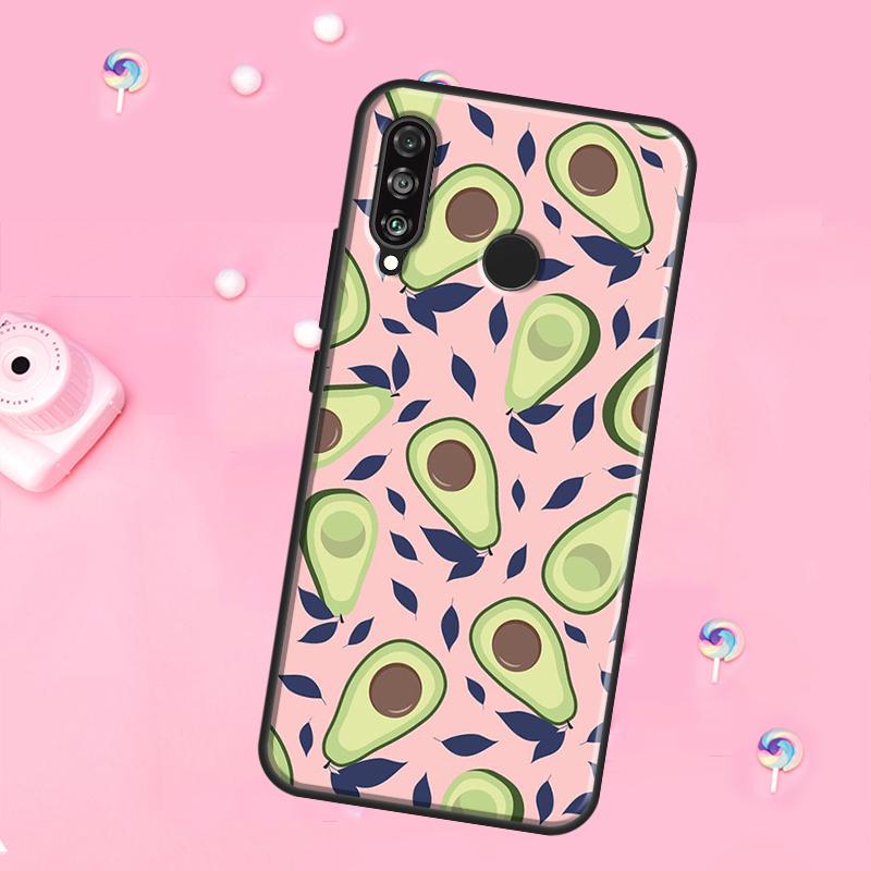 Милый Авокадо Для Huawei Nova 11 Pro 10 9 SE Y70 Y60 Y90 Y61 Y91 Y73 Y72 12s 12i 11i 8i P30 P40 Lite Чехол