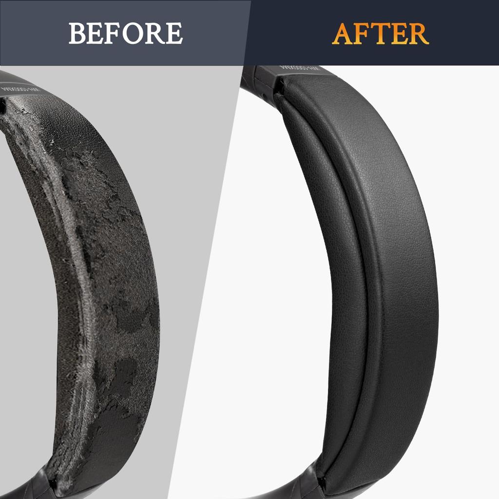 SOULWIT Ear Pads Headband Set for Sony Headset Replacement Headphone Replacement DIY Head Strap Pad Repair Parts + WH-1000XM4 (WH1000XM4) Over-Ear