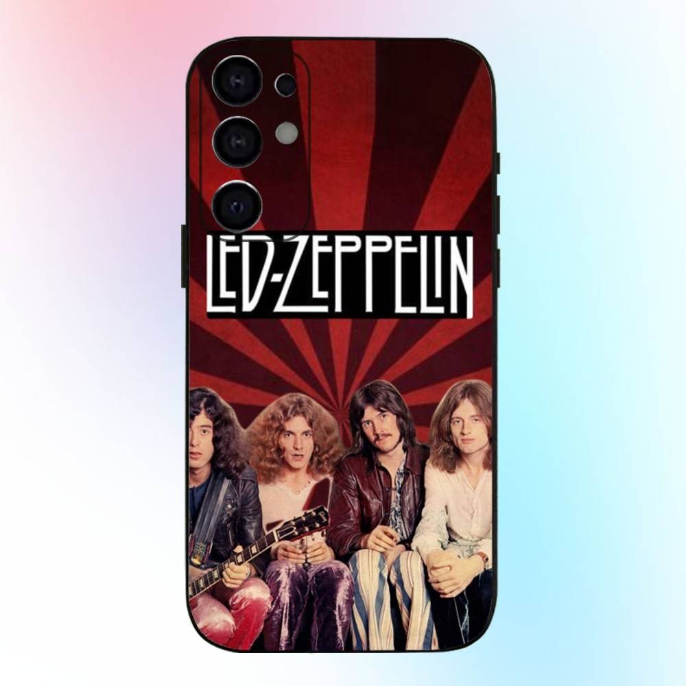 Чехол для телефона Rock L-Led Z-Zeppelin Band для Samsung S25,S24,S21,S22,S23,S30,Ultra,S20,Plus,Fe,Lite,Note,10,9,5G Черный