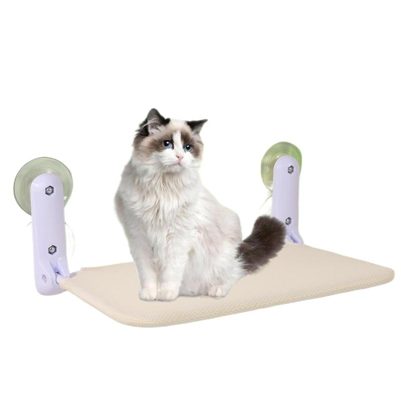 Новый гамак для кошек на присосках, складной гамак, подвесное кошачье гнездо, кошачья кровать, гамак для кошек на балконное окно, кошачий домик