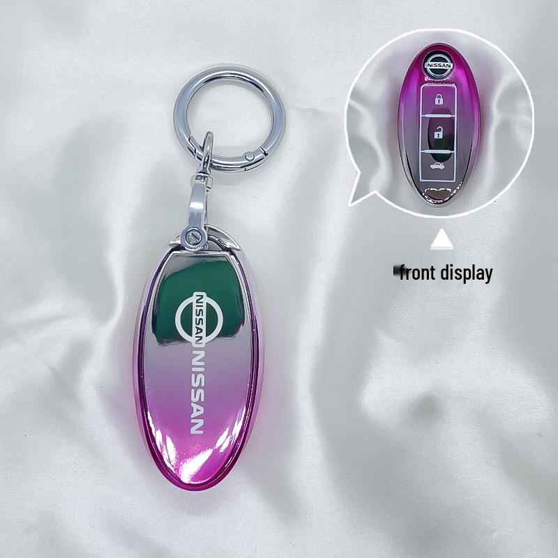 Nissan Key Covers: Compatible with X-Trail, Teana, Tiida, Terra, Murano, Sylphy, Qashqai, and Other Models.