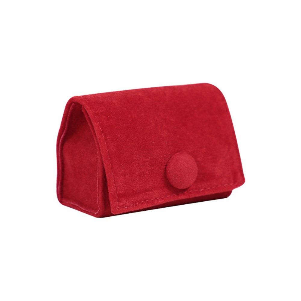 Convenient Velvet Rng Jewelry Box Portable Multi-functional Jewelry Case Ornament Multi-purpose Mini Storage Box Gifts
