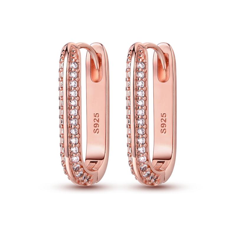 Hoop Earrings New silver 925 Rainbow, Shell, Women's Earrings Making jewelry For Women as Wedding Party Gifts