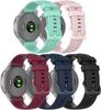 18 мм 20 мм 22 мм Спортивный мягкий силиконовый ремешок для Garmin Venu SQ Venu 2 Plus 165 245 255s Браслет для Galaxy Watch Аксессуары для смарт-часов