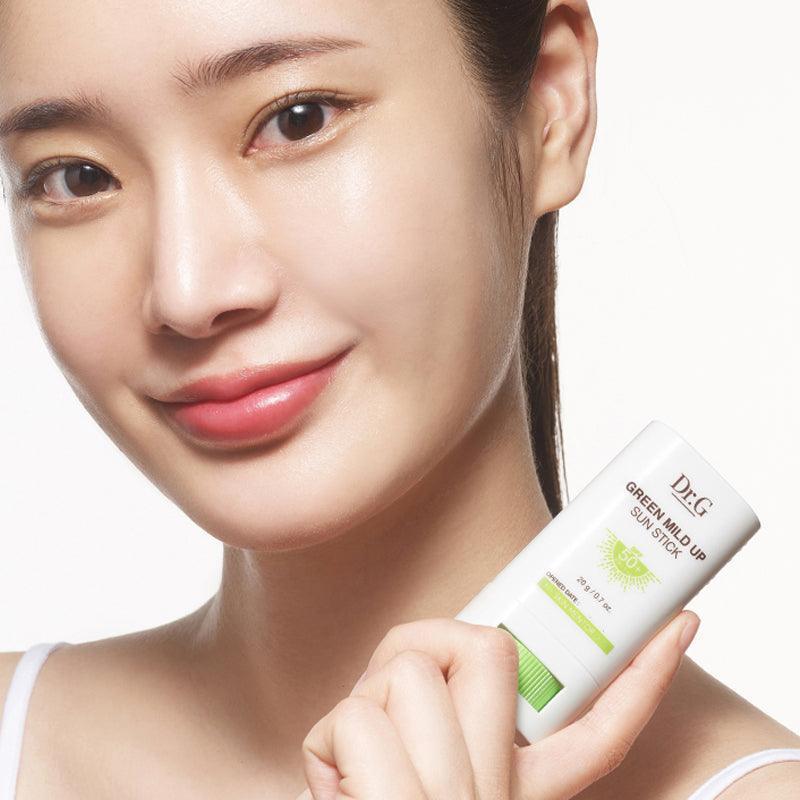 Dr.G Зеленый солнцезащитный стик Mild Up SPF 50+ PA++++ 20 г