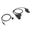U94 PTT Adapter Durable Portable Military Intercom Headset Adapter for MOTOROLA XTS2500