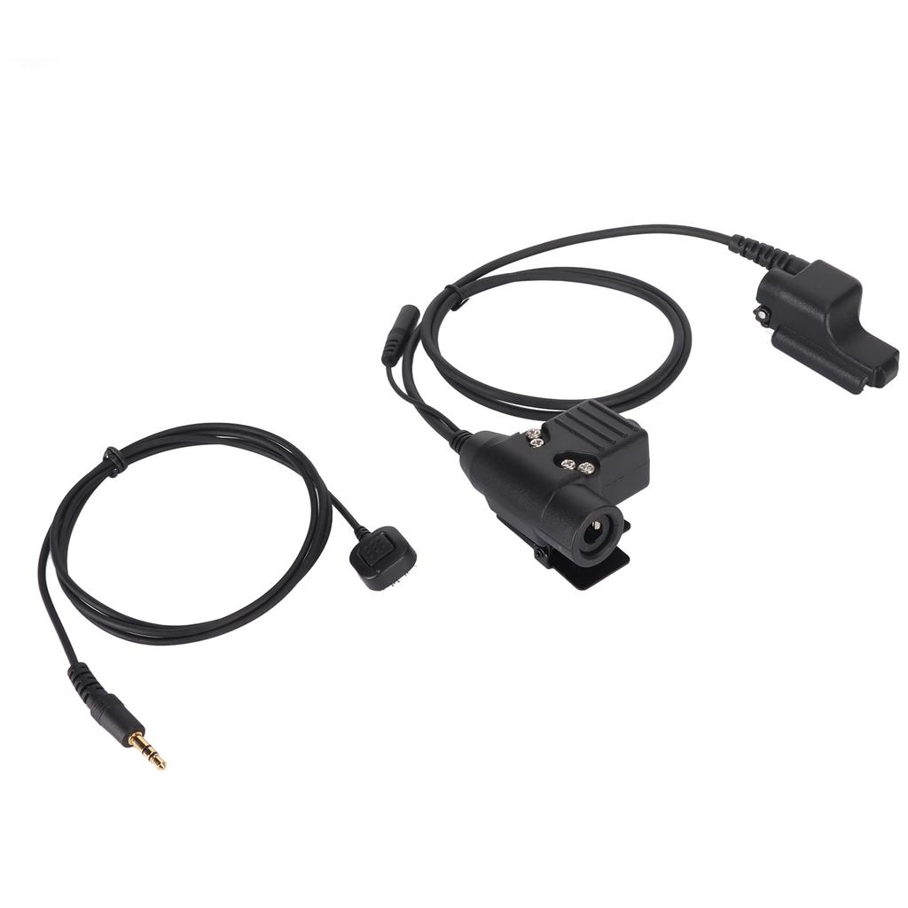 U94 PTT Adapter Durable Portable Military Intercom Headset Adapter for MOTOROLA XTS2500