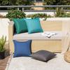 Durable Outdoor Cushion Cover Waterproof Pillow Case Colorful Pillow Cover Sofa