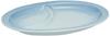 Le Creuset Многофункциональная овальная тарелка (Маленький), Прибрежный синий, Термостойкий, Подходит для микроволновой печи и духовки, Подарок для малыша, Первый прикорм, Подарок на Baby Shower для мальчиков