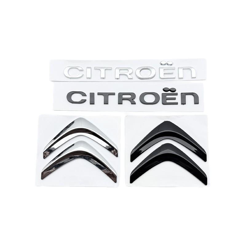 Наклейка с английской буквой на задний логотип Citroen C4 C5 DS5 LS DS6