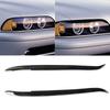 Для BMW 5 серии E39 1995-2003 Глянцевые Пиано Черные Накладки на Фары Брови Стильные Накладки на Фары Автомобильные Аксессуары