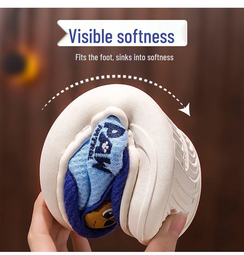 Детские нескользящие тапочки Щенячий патруль - Хлопковые льняные для мальчиков и девочек, весна/лето