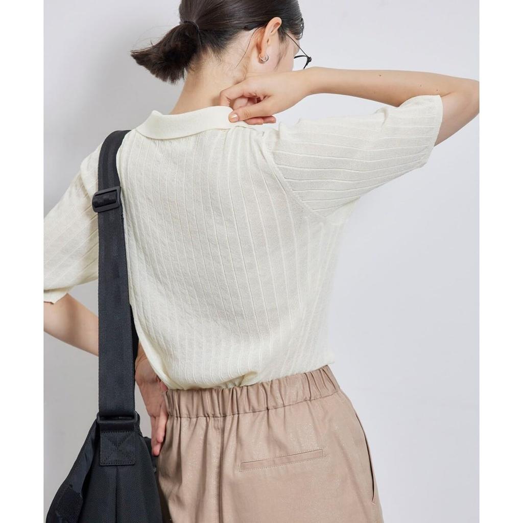 ROPE PICNIC Полупрозрачное поло с коротким рукавом GDM54210 Красный Женское (60)