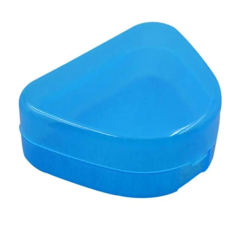 Solid Color Denture Bath Box Keep Dry Dental Sleeve Container New False Teeth Storage Box
