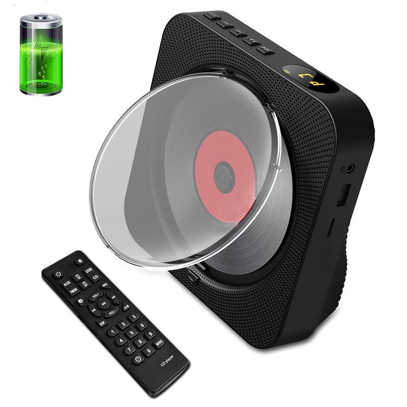 Portable Vertical Bluetooth CD Player with Speaker