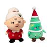 Unique Customizable Plush Christmas Dolls Santa Snowman And Grandma In Various Sizes For Seasonal Cheer