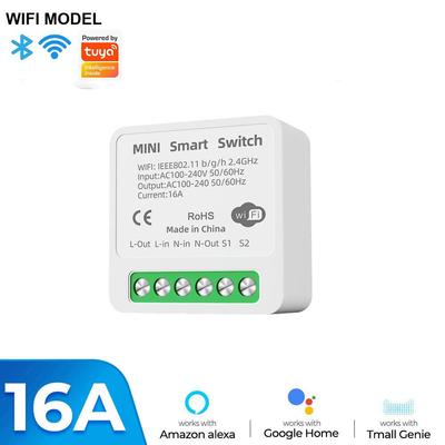 Граффити WiFi Умный Мини Выключатель Вкл/Выкл с Голосовым Управлением