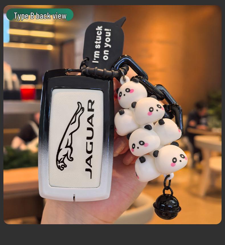 Премиальная металлическая пряжка - Чехол для ключа для Jaguar XFL, XEL, E-Pace, F-Pace, F-Type - Аксессуар для женской сумки