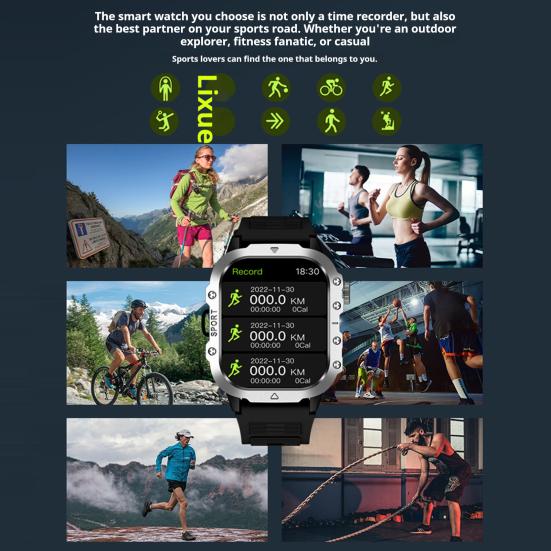 Умные часы с поддержкой Bluetooth, стабильное соединение, несколько режимов, мониторинг здоровья, спортивные часы, фитнес-трекер