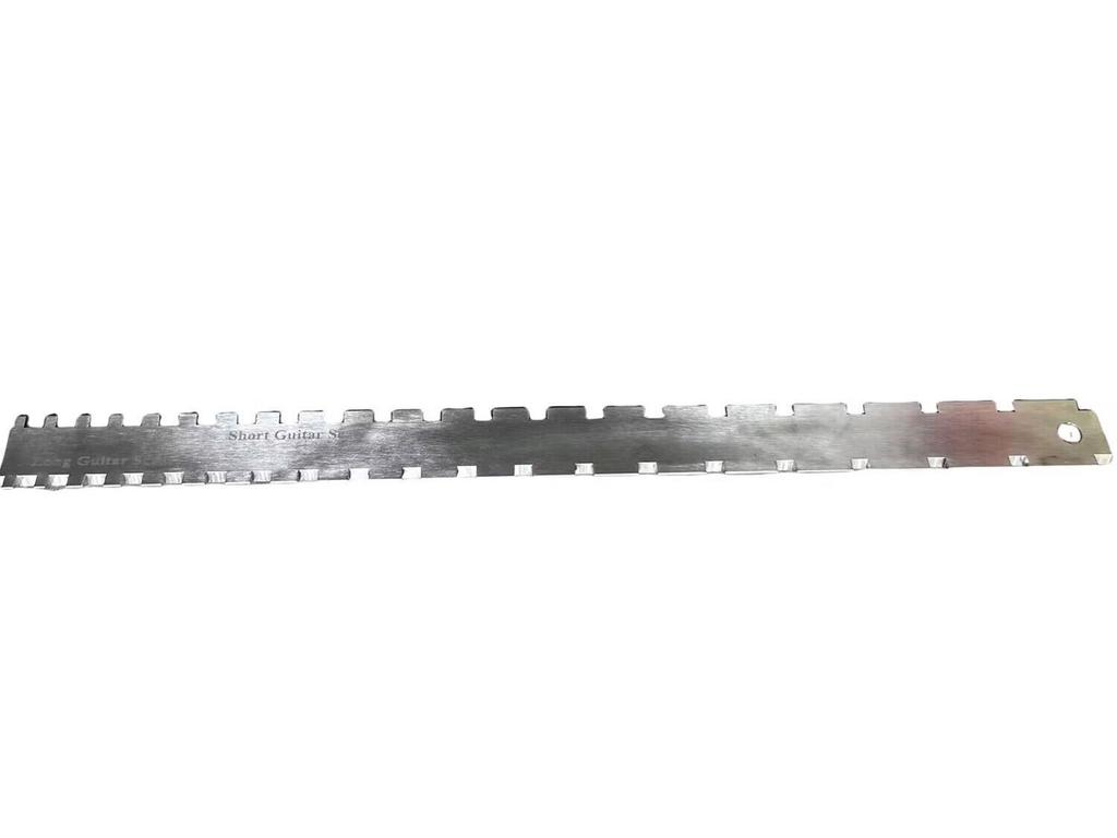 Wsmith Guitar Neck Ruler & Fretboard Gauge Set: Notched Steel Calipers for Flatness Measurement & Repair