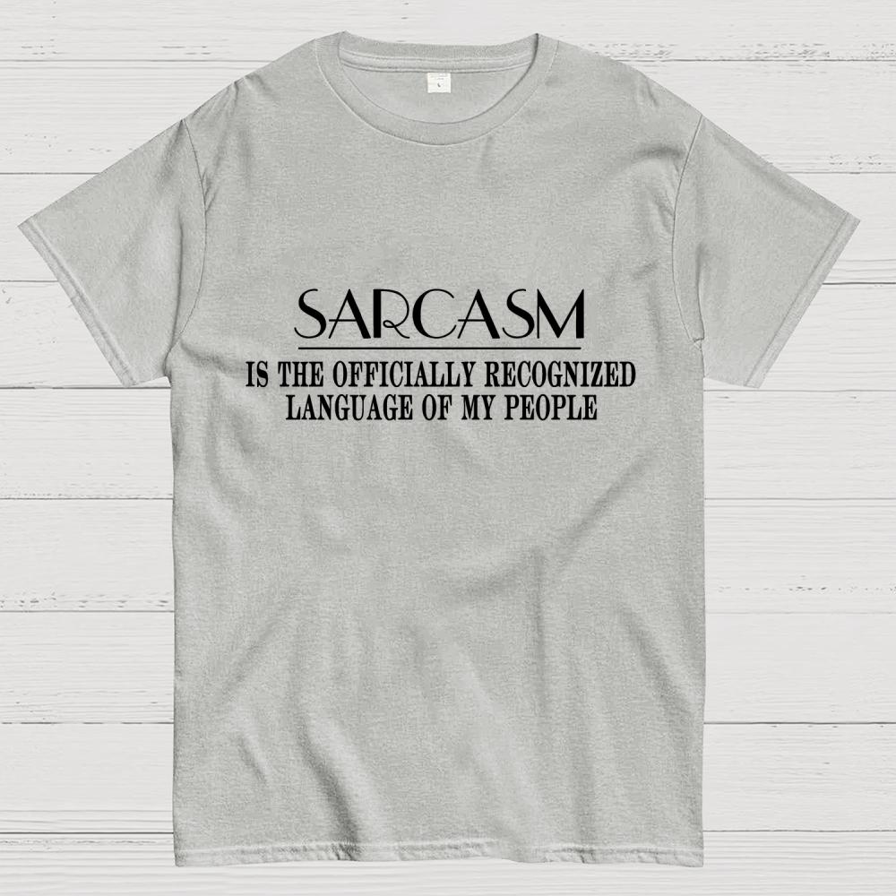 Fluently Sarcastic Cotton Casual Cool Loose T-Shirt