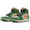 Air Jordan 1 High Zoom Comfort 2 Pine Green Женские кроссовки Muslin Black Orange-Blaze DV1305-308