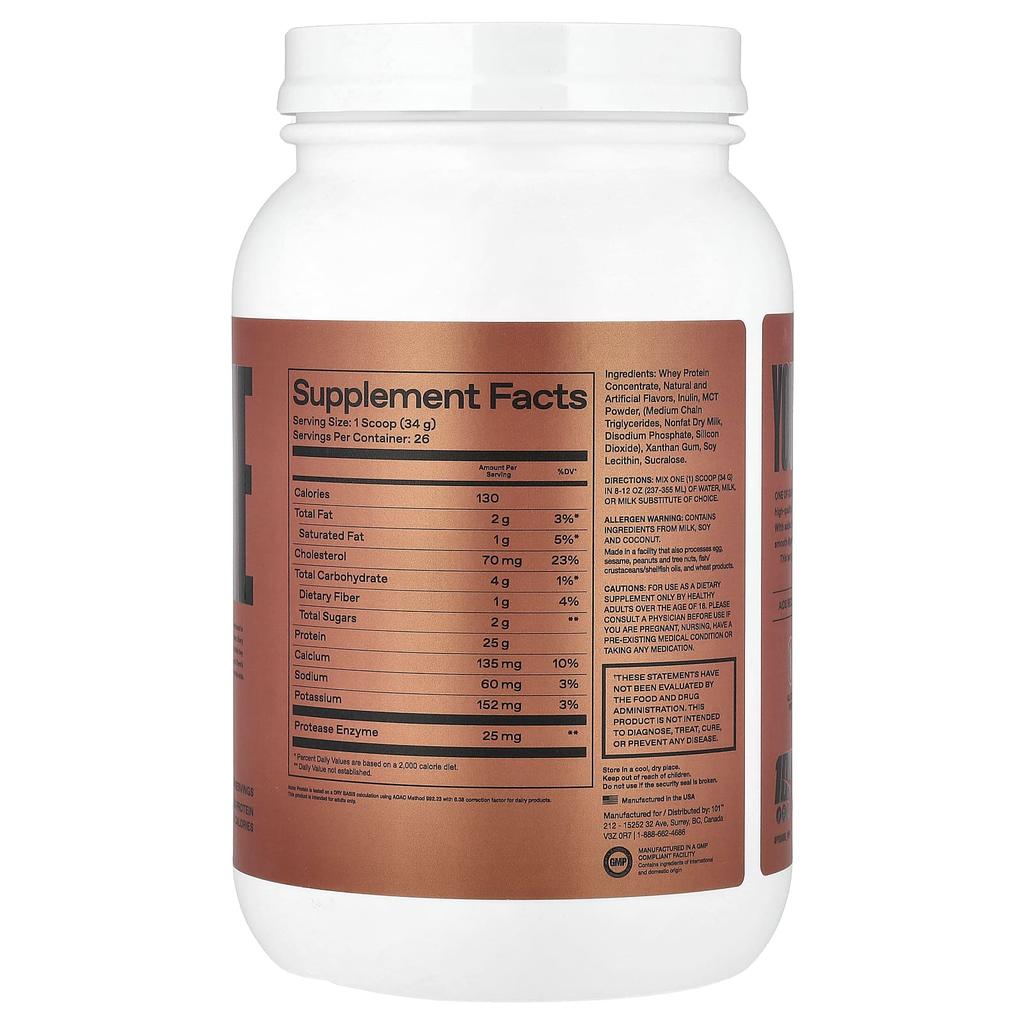 ONE OF ONE, Whey Protein, Classic Vanilla, 908g (2lb)