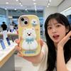 Подходит для Apple 15/14/13 PROMAX мультяшный держатель Вест-хайленд уайт-терьер чехол для мобильного телефона iPhone12PM