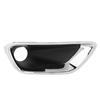 Chrome Fog Light Bezel Stylish Look Long Lasting Easy Install Fog Driving Lamp Trim Cover for Cars
