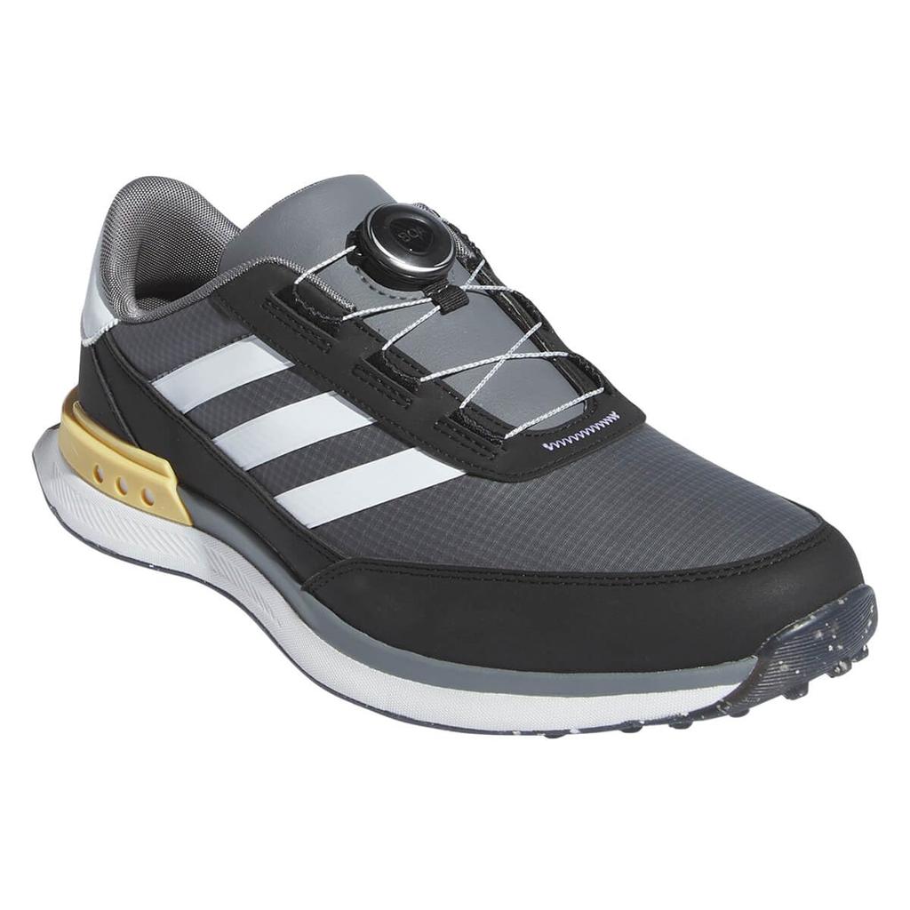 Кроссовки для гольфа S2G SL Boa 24 черные см 3E [Adidas Golf] мужские Gracery/Обувь белые/Core 27.0