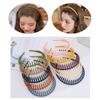 Women Girls Solid Color Headband Hair Hoop Headdress Hair Comb Hairbands