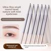 Double Head Eyebrow Pencil Waterproof Non-smudding Natural Three-dimensional Makeup Eyebrow Pencil Lasting Setting Student Fashion Women Cosmetics
