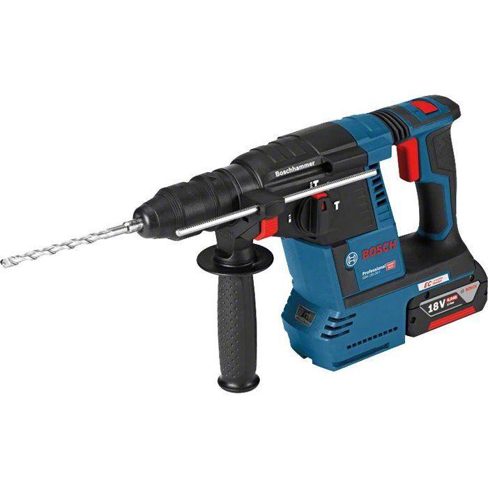 Perforateur sans-fil - BOSCH PROFESSIONAL - GBH 18V-26F - 2,6 J - 2 batteries ProCore 5,5Ah - KickBack Control