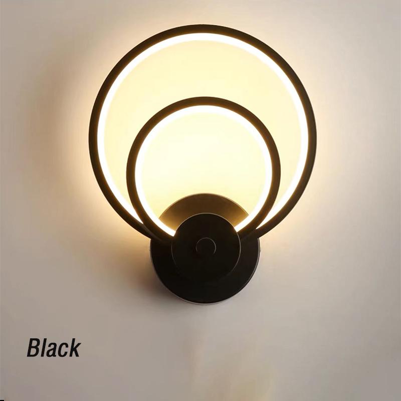 Настенный светильник, прикроватная лампа, черно-белый свет, роскошный стиль, спальня, светодиодный светильник, креативный, современный, минималистский, скандинавский, гостиная, проход для отеля