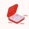 Sealed Medicine Box 4 Grids Tablet Holder Container Portable Pill Organizer Case  Travel