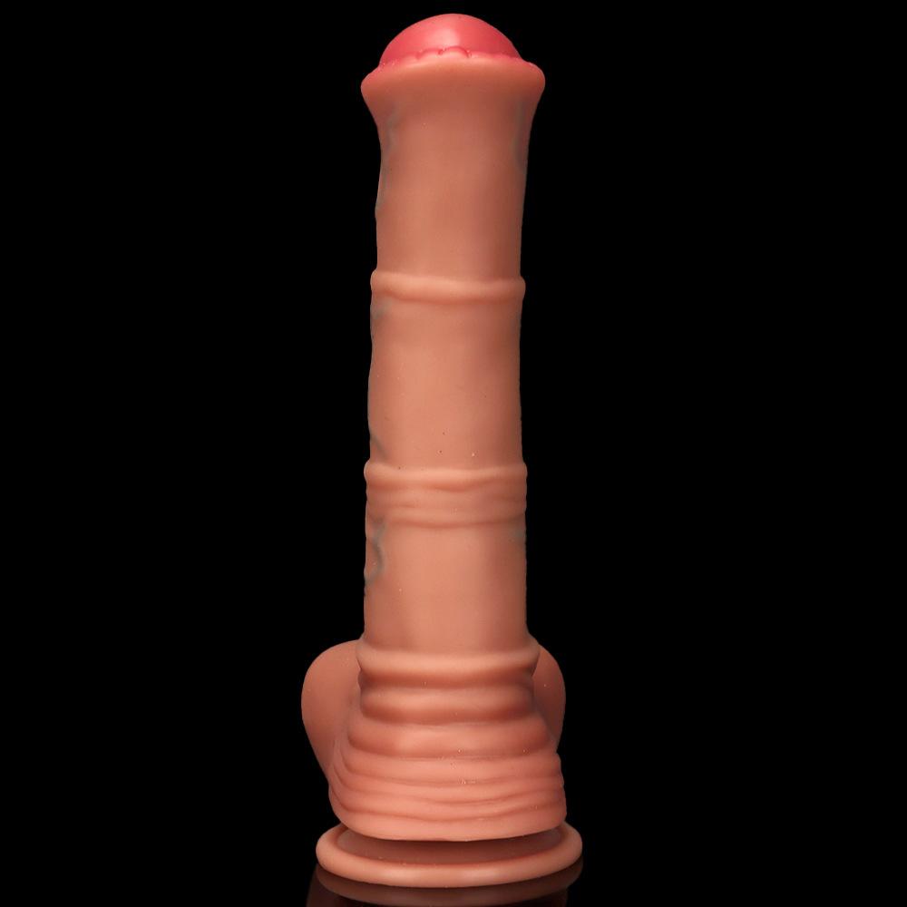 Horse-Shaped Dildo with Thrusting Motion - Realistic Animal Design Silicone Penis for Women, Electric Vibrating Massager Sex Toys