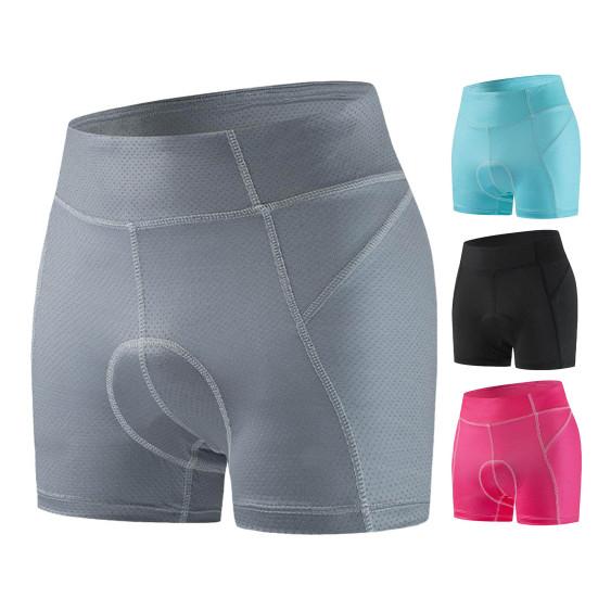 Женские эргономичные велосипедные шорты 4D с подкладкой, легкие, дышащие, сетчатые, облегающие, велосипедные шорты