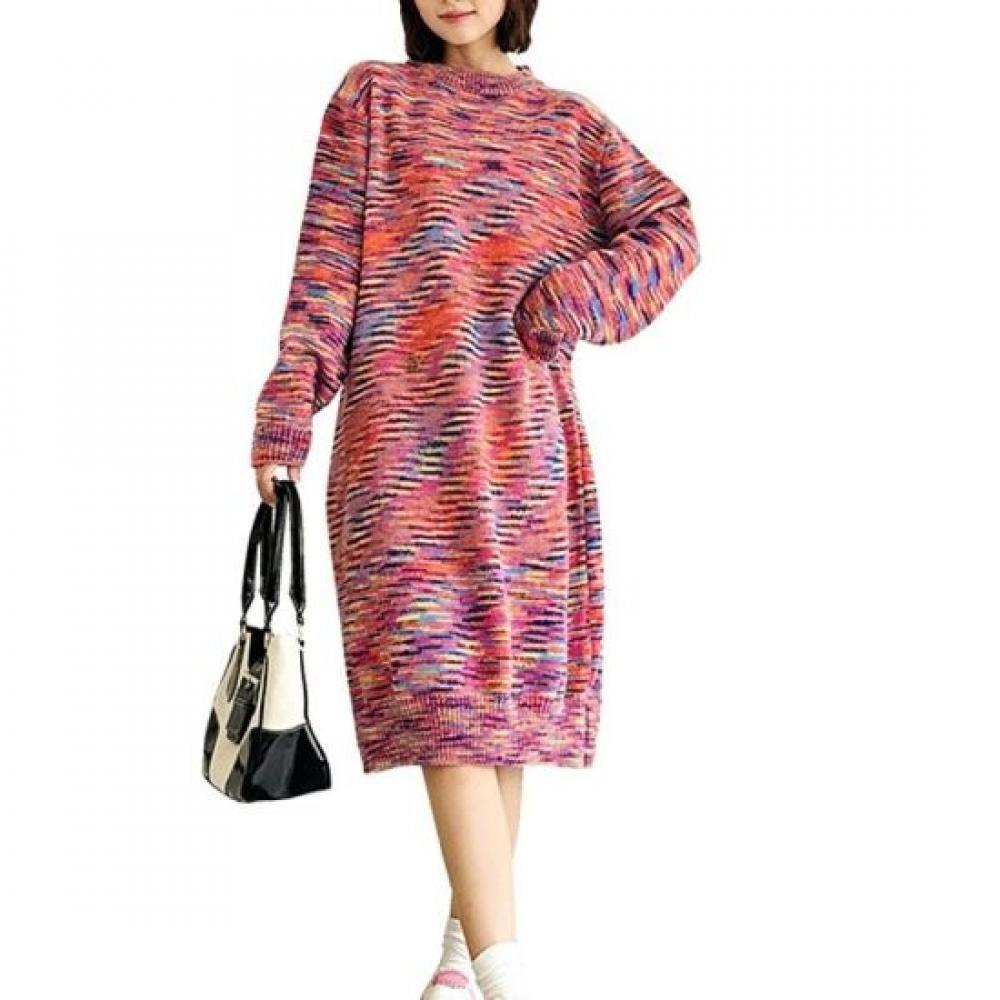 Rellawear Unfi Colorful Knit Dress A2411009