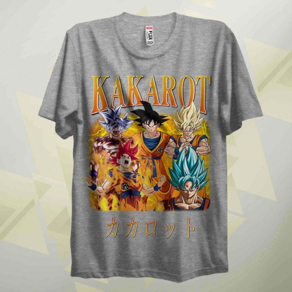 Goku T Shirt DBZ Super Saiyan KAKAROT Vintage Anime Shirt Anime Lover DRAGONBALL
