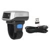 1D Bluetooth Wearable Ring Barcode Scanner 270 Degree Rotation 3 Connectivity Modes Hands Free Mini